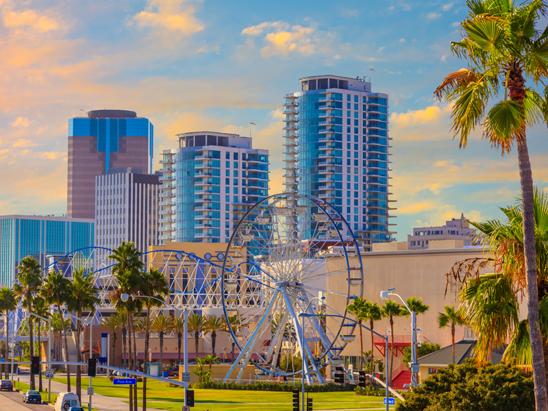 - Tranquil A picture of the City of Long Beach representing our in-home massage services in Long Beach, CA