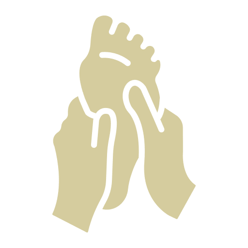 Reflexology mobile massage in Long Beach symbol